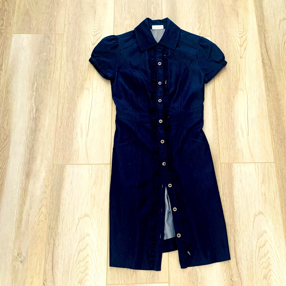 New York & Company Fitted Dress XS